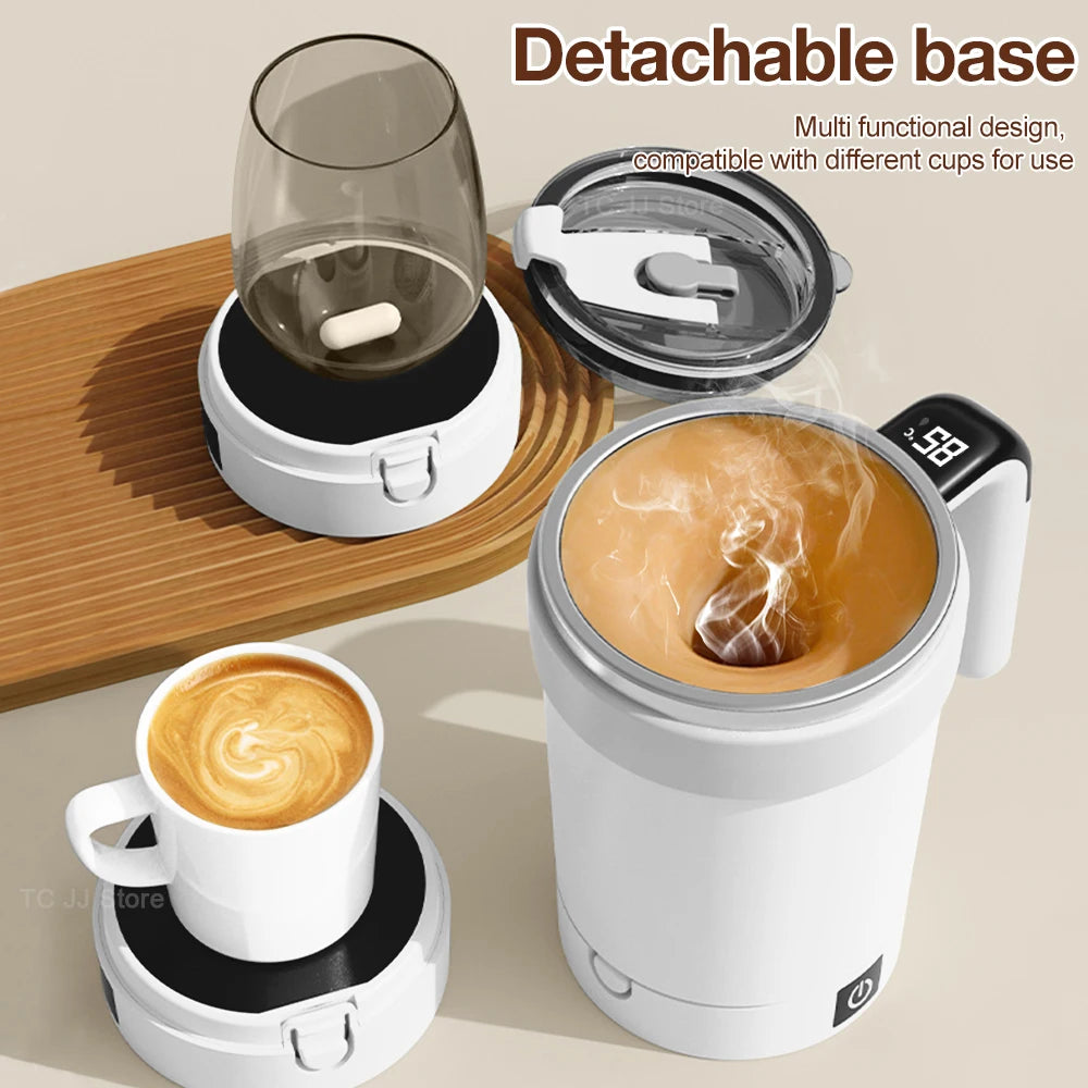Stainless Steel Automatic stirring Coffee Mug